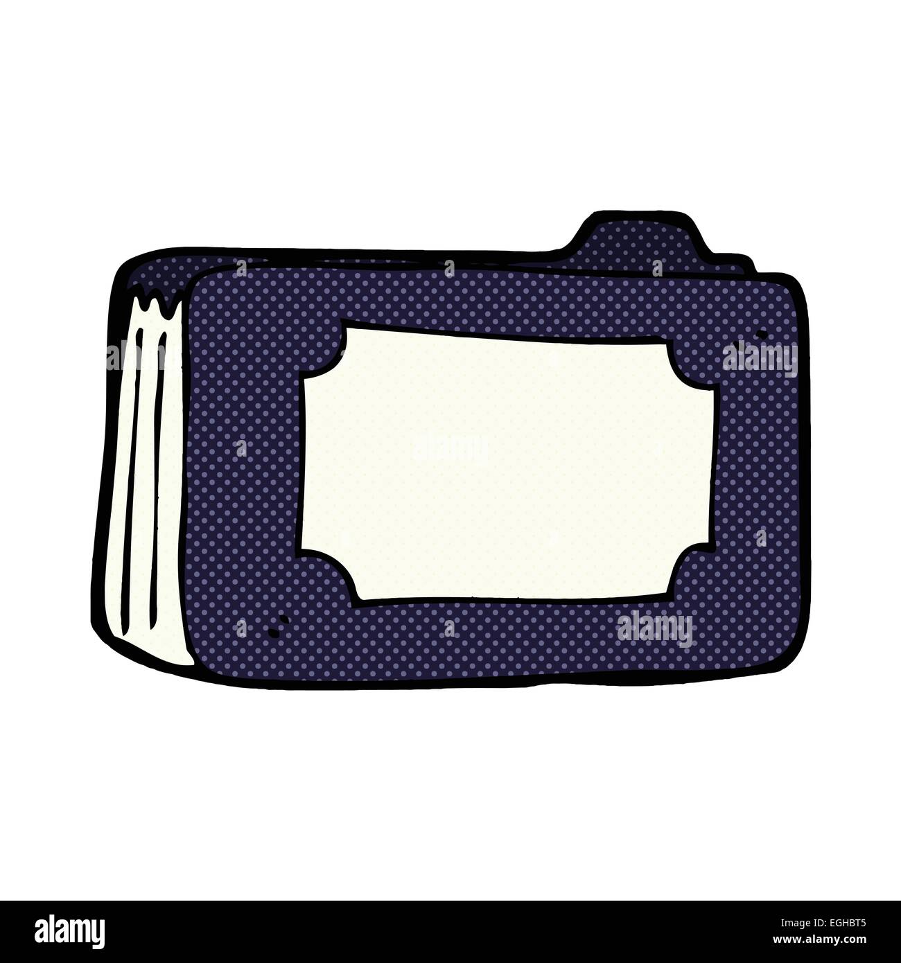 retro comic book style cartoon business folder Stock Vector Image & Art ...
