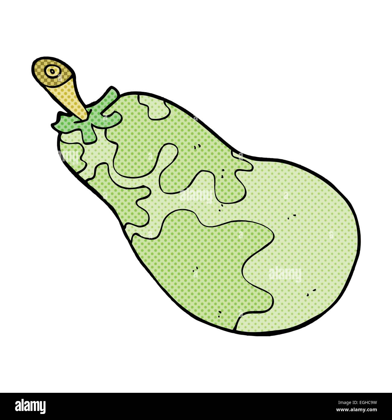 retro comic book style cartoon pear Stock Vector Image & Art - Alamy