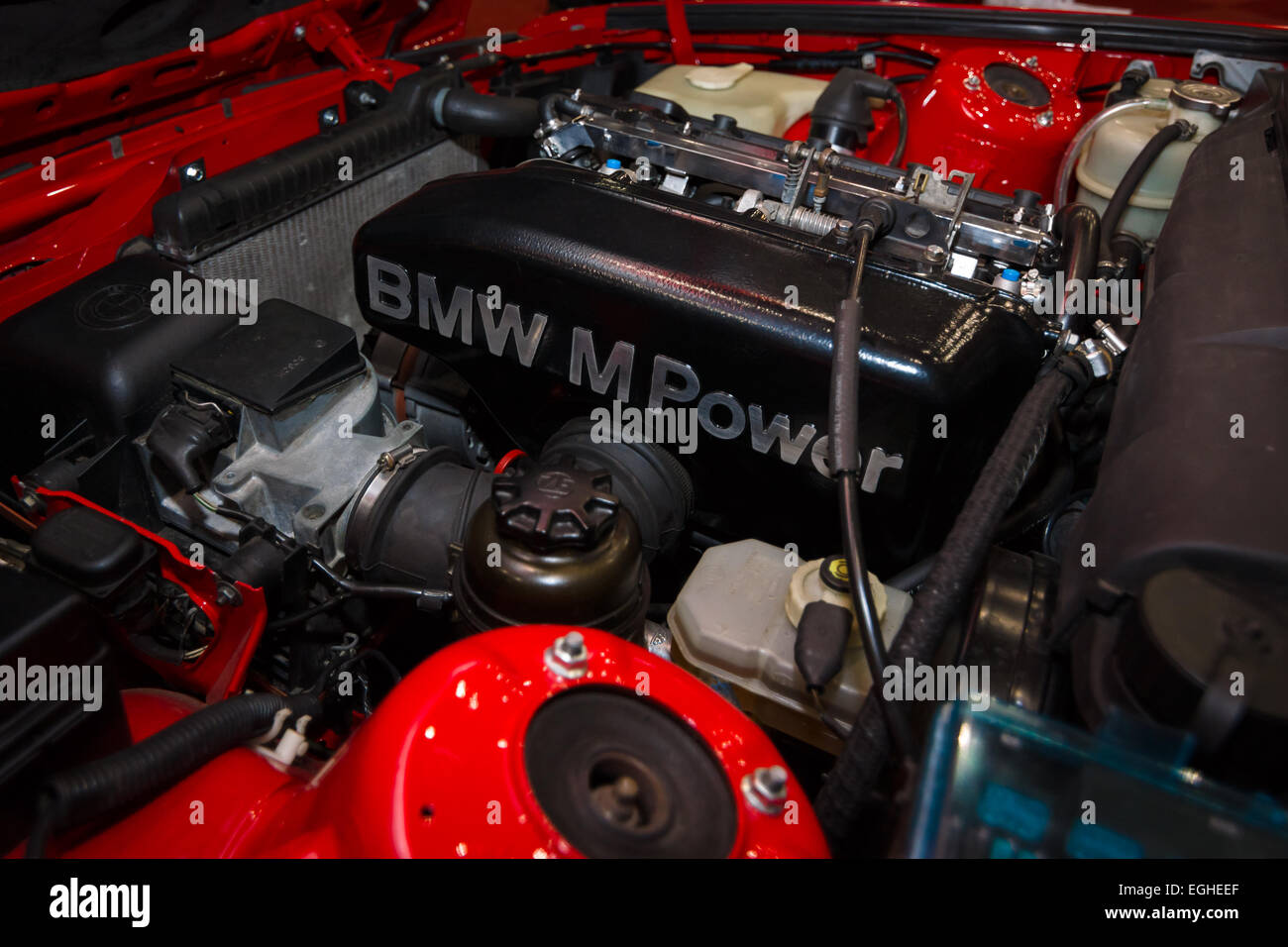 The engine sports car BMW M3 (E30 Stock Photo - Alamy