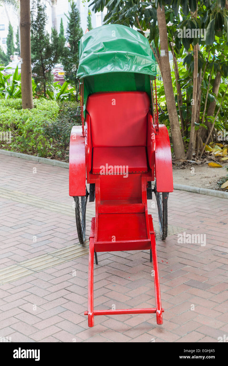 China, Hong Kong, Central, Chinese Rickshaws Stock Photo - Alamy