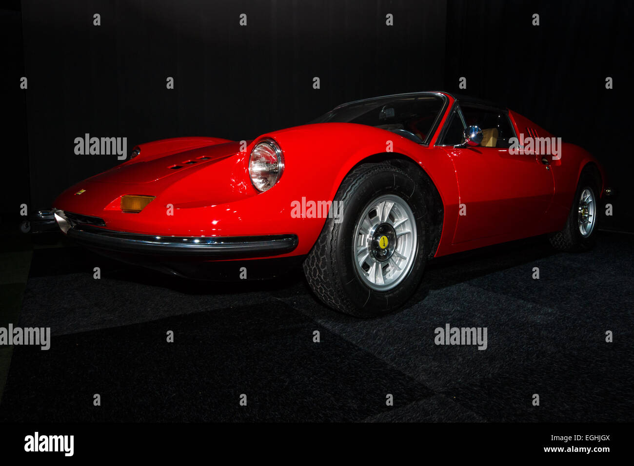 Sports car Ferrari Dino 246 GT. Stock Photo