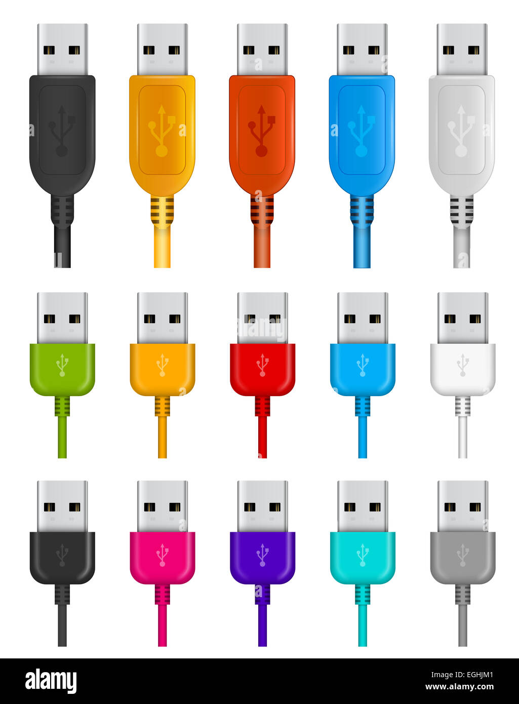 USB plug Stock Photo