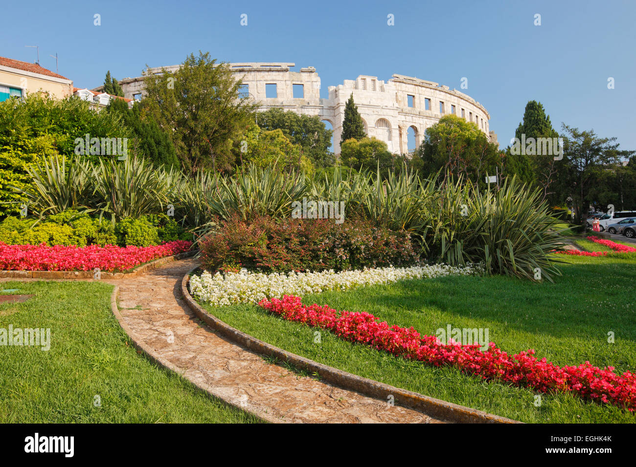 Pula, Arena, Istria - Croatia Stock Photo