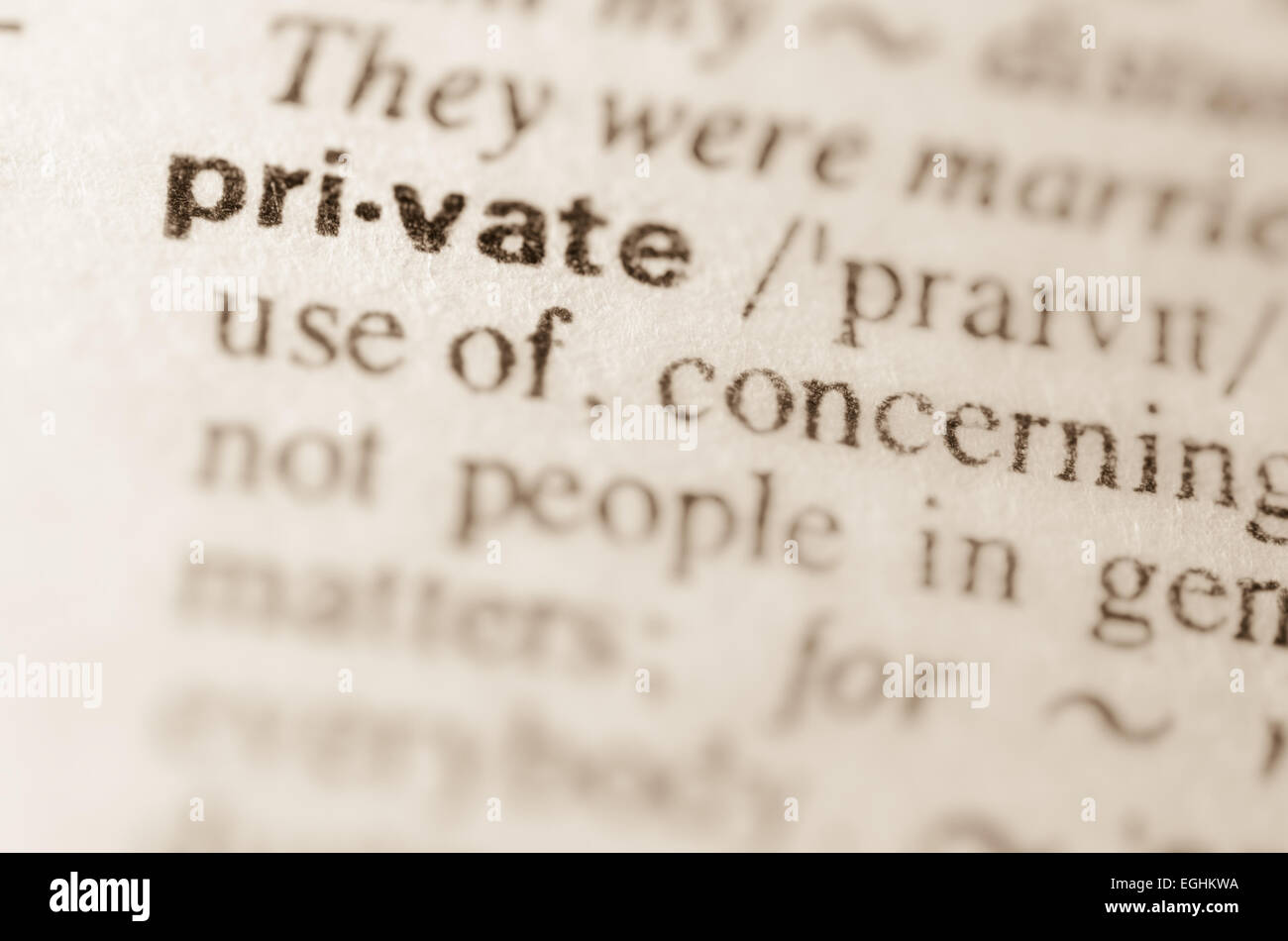 Private Definition
