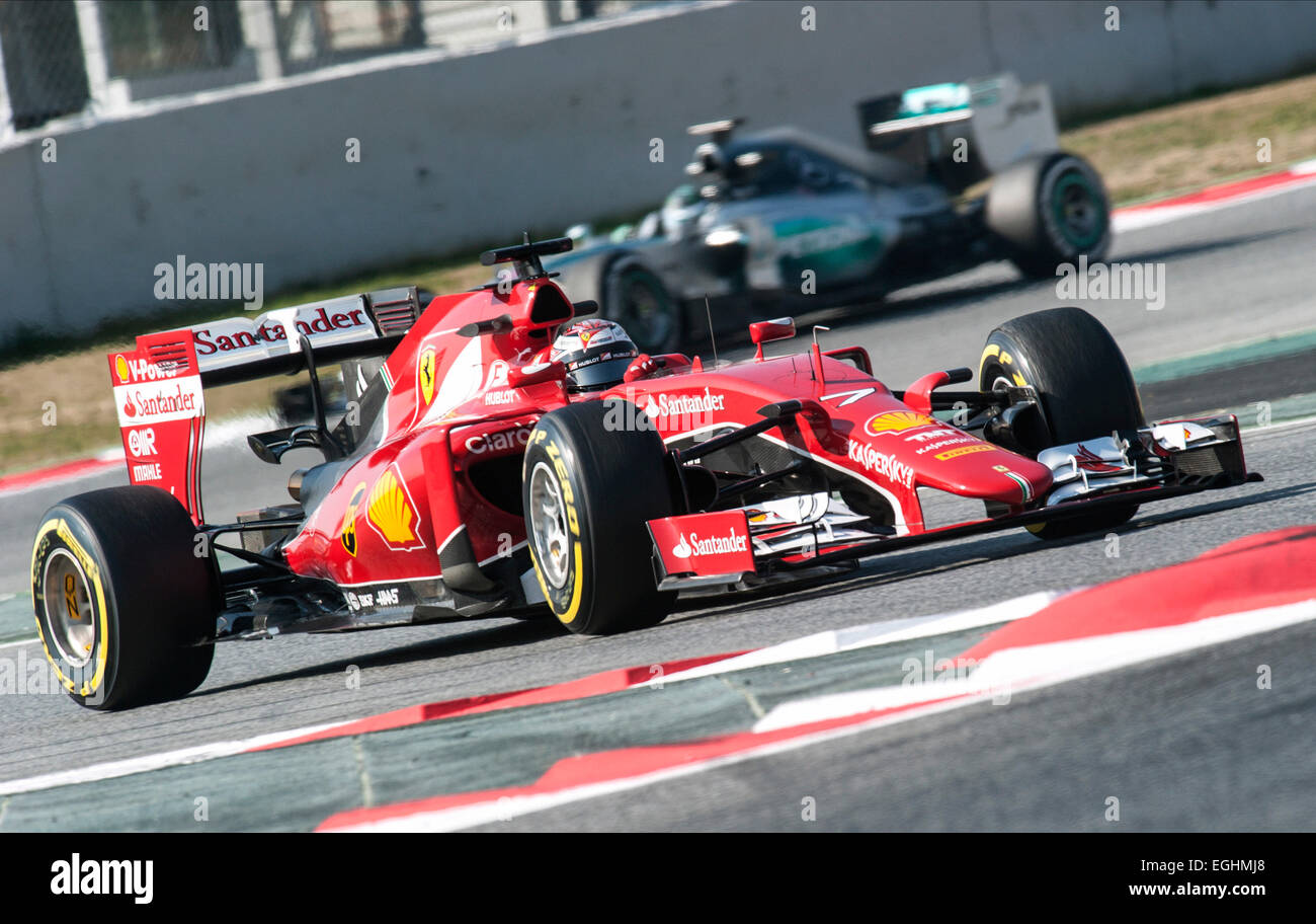 Kimi Raeikkoenen (FIN), Scuderia Ferrari SF15-T, Formula 1 testing ...