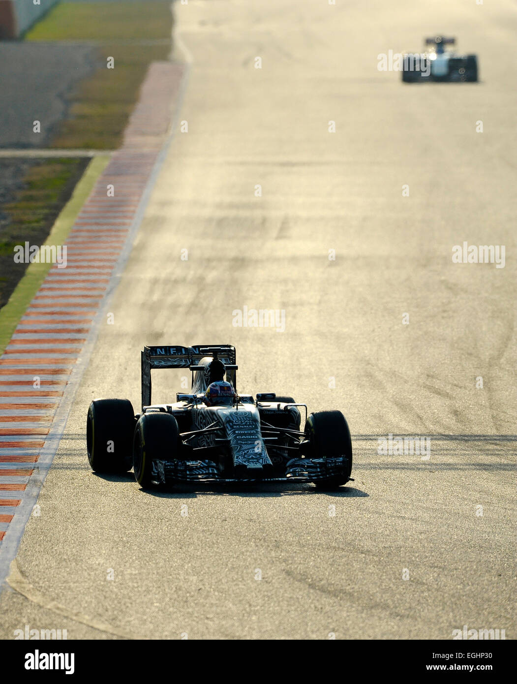 Circuit de Catalunya  Montmelo near Barcelona, Spain  19.-22.2.15, Formula One Tests - Daniel Ricciardo (AUS), Red Bull RB11 Stock Photo