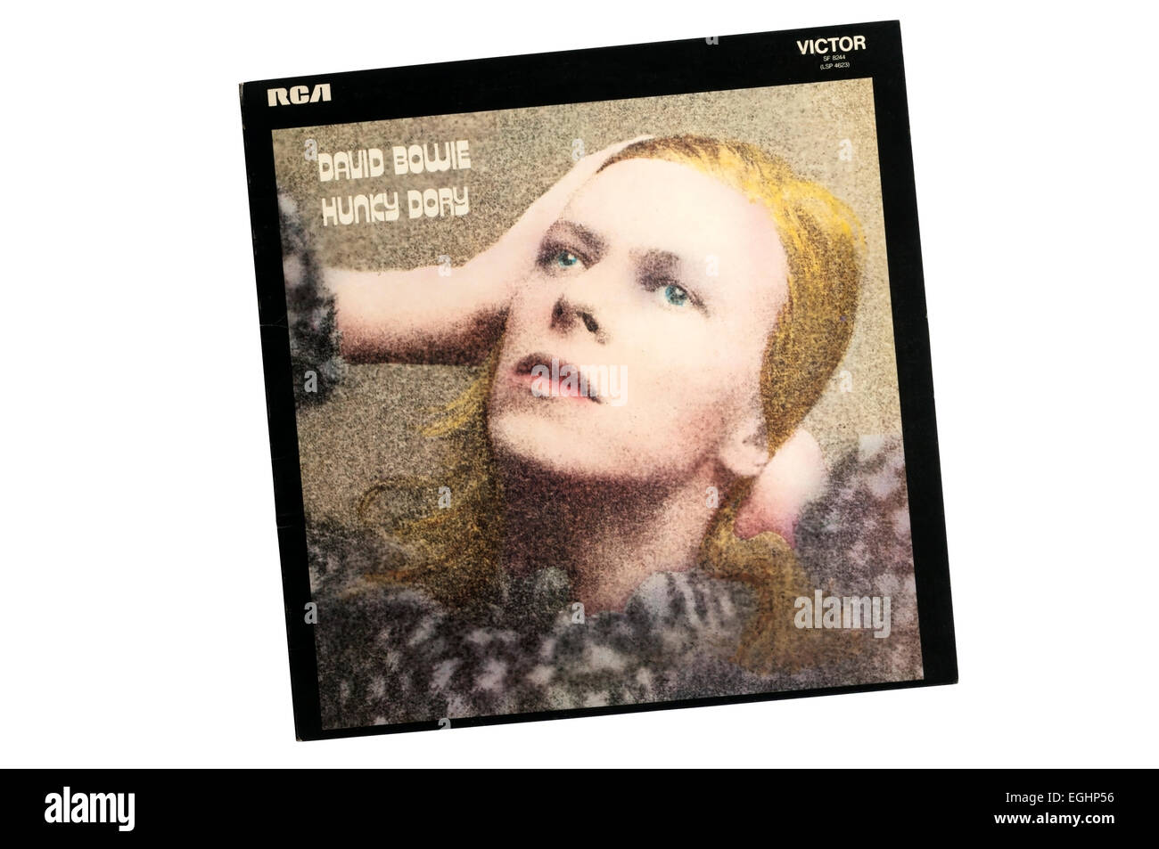 Hunky Dory was the 4th album by English singer-songwriter David Bowie. It was released by RCA Records in 1971. Stock Photo