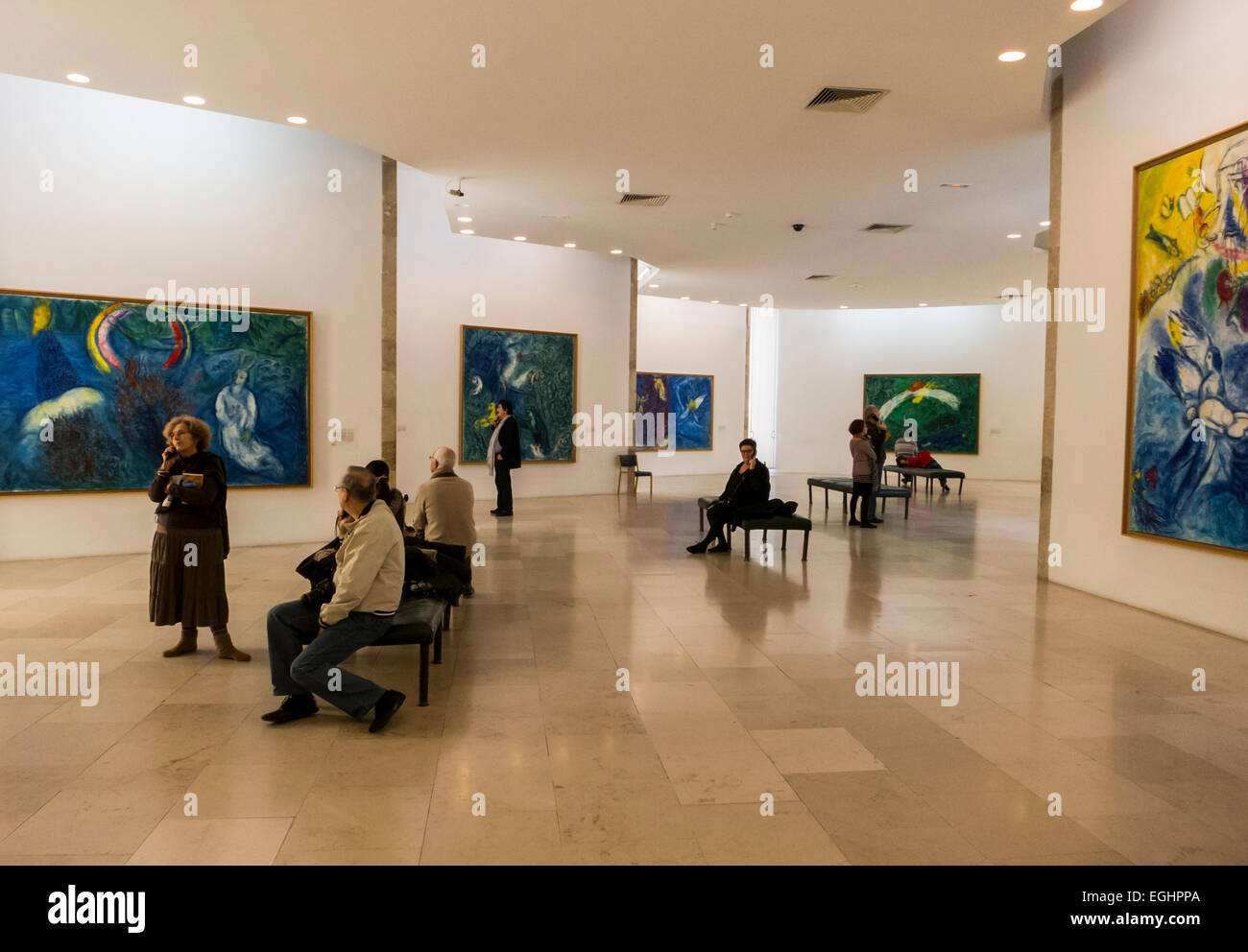 The Chagall museum in Nice , Alpes-Maritimes, France Stock Photo