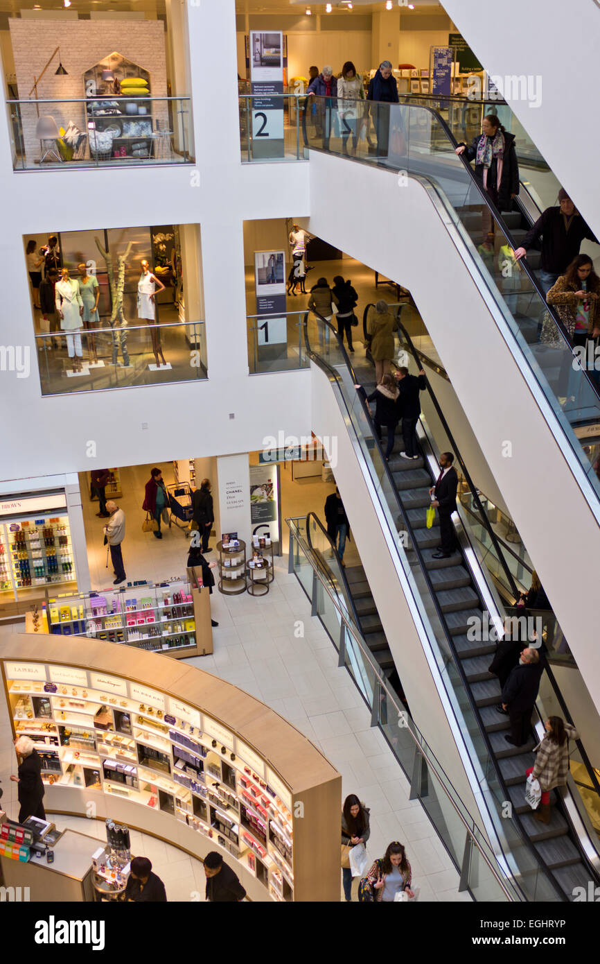 John Lewis's very popular Largest Store in Oxford Street,London selling
