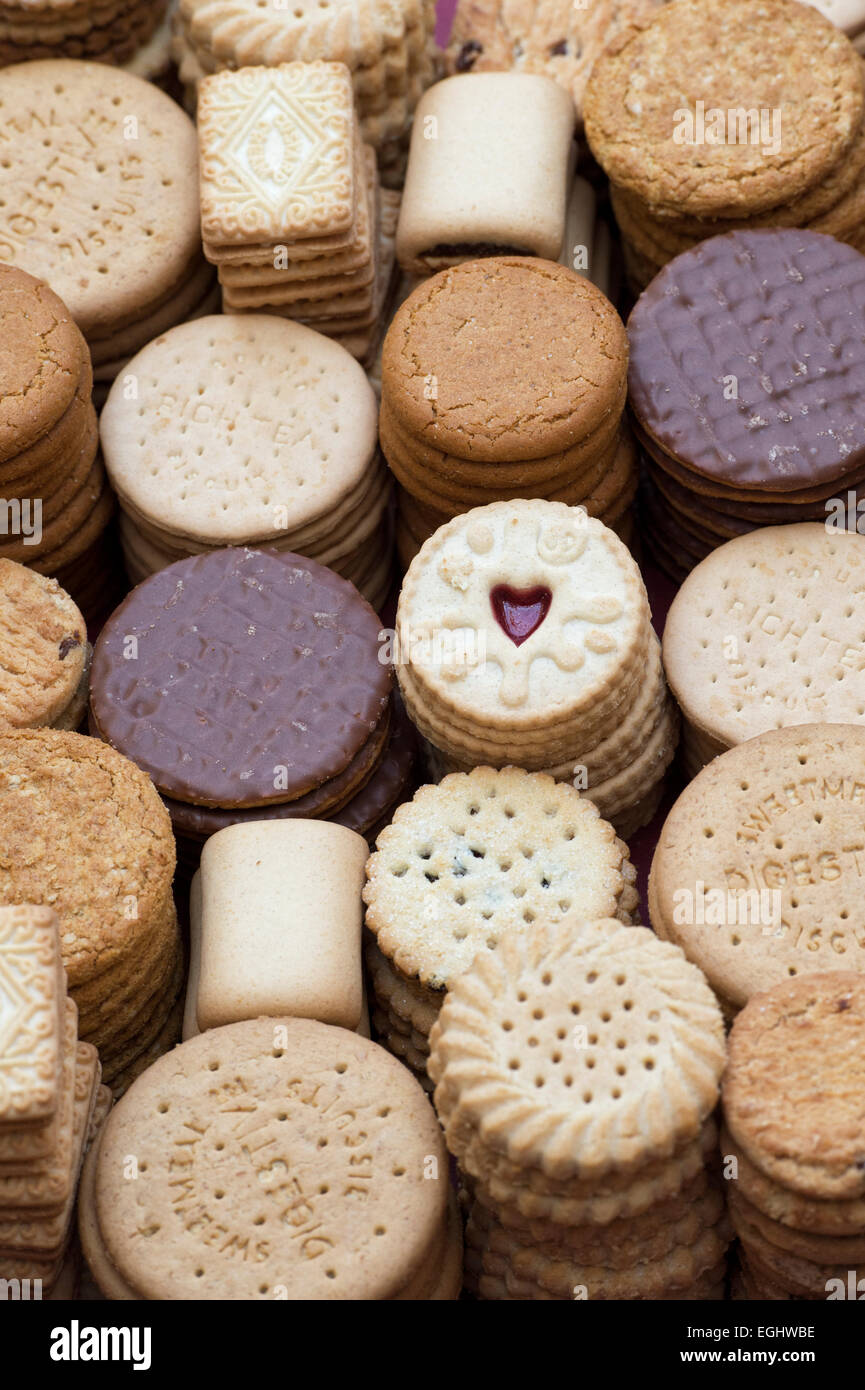 Assorted Biscuits Stock Photo