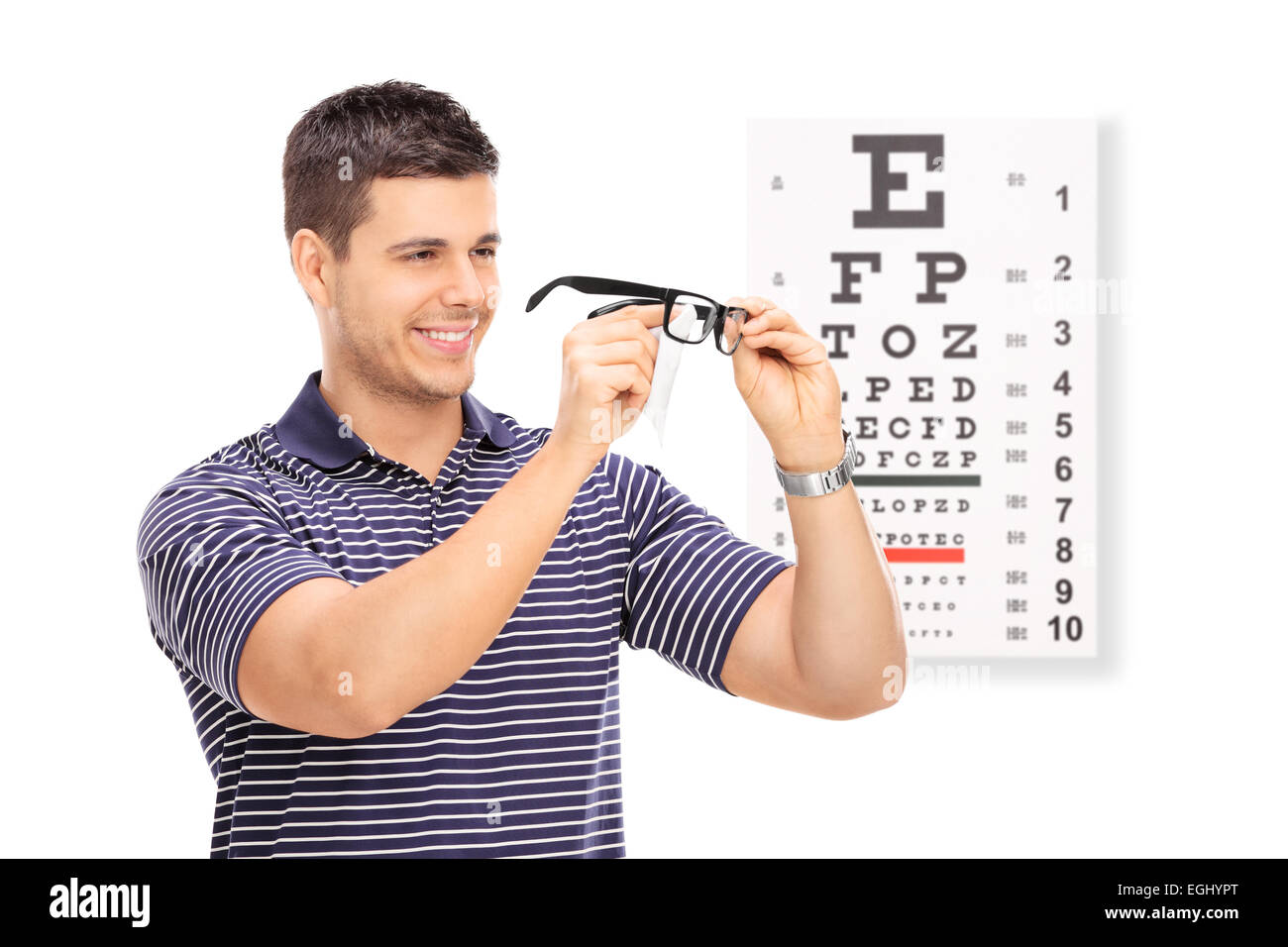 Wiping his eye Cut Out Stock Images & Pictures Alamy