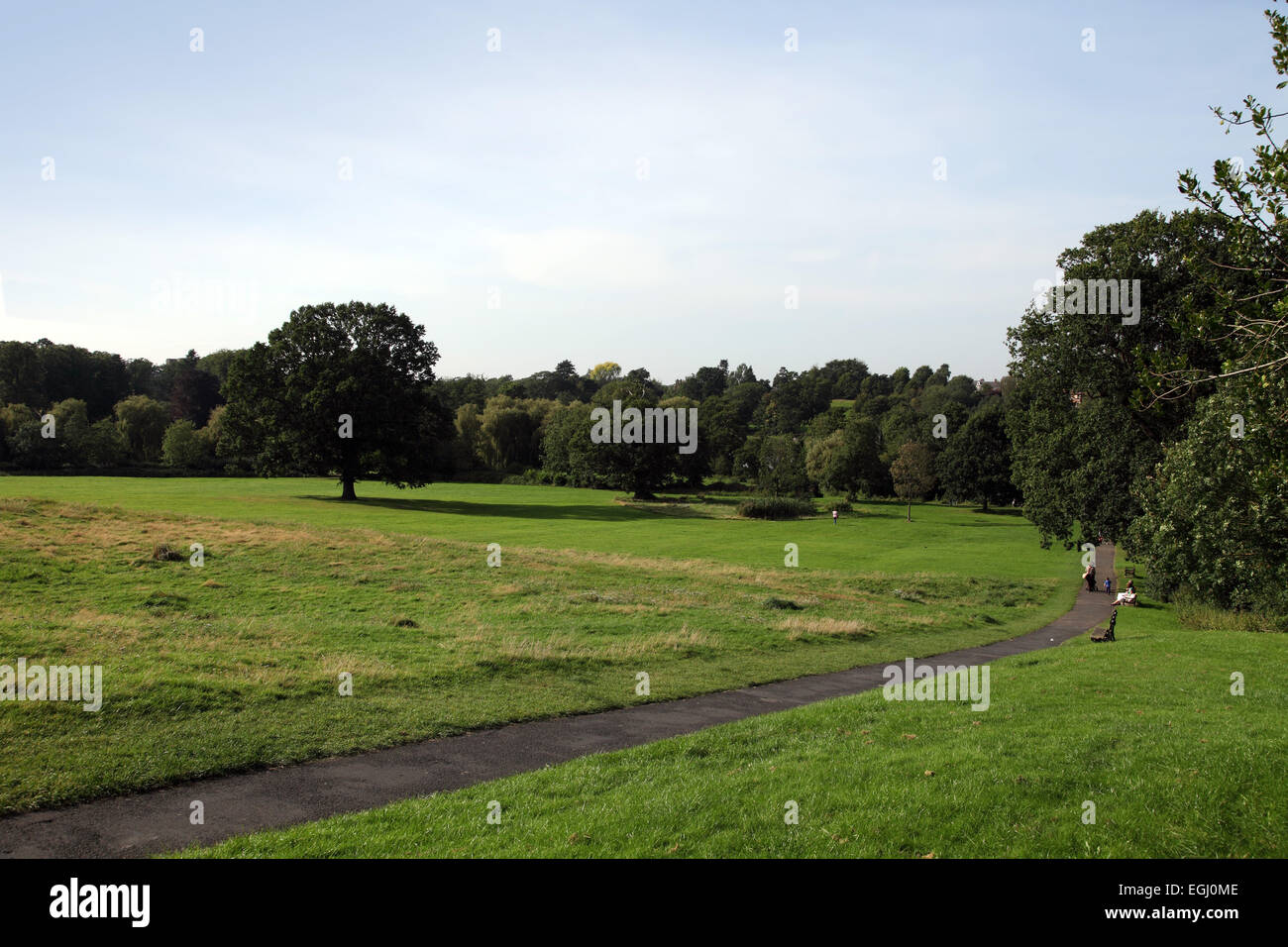 Abbey Fields, a park at Kenilworth, Warwickshire, UK Stock Photo Alamy