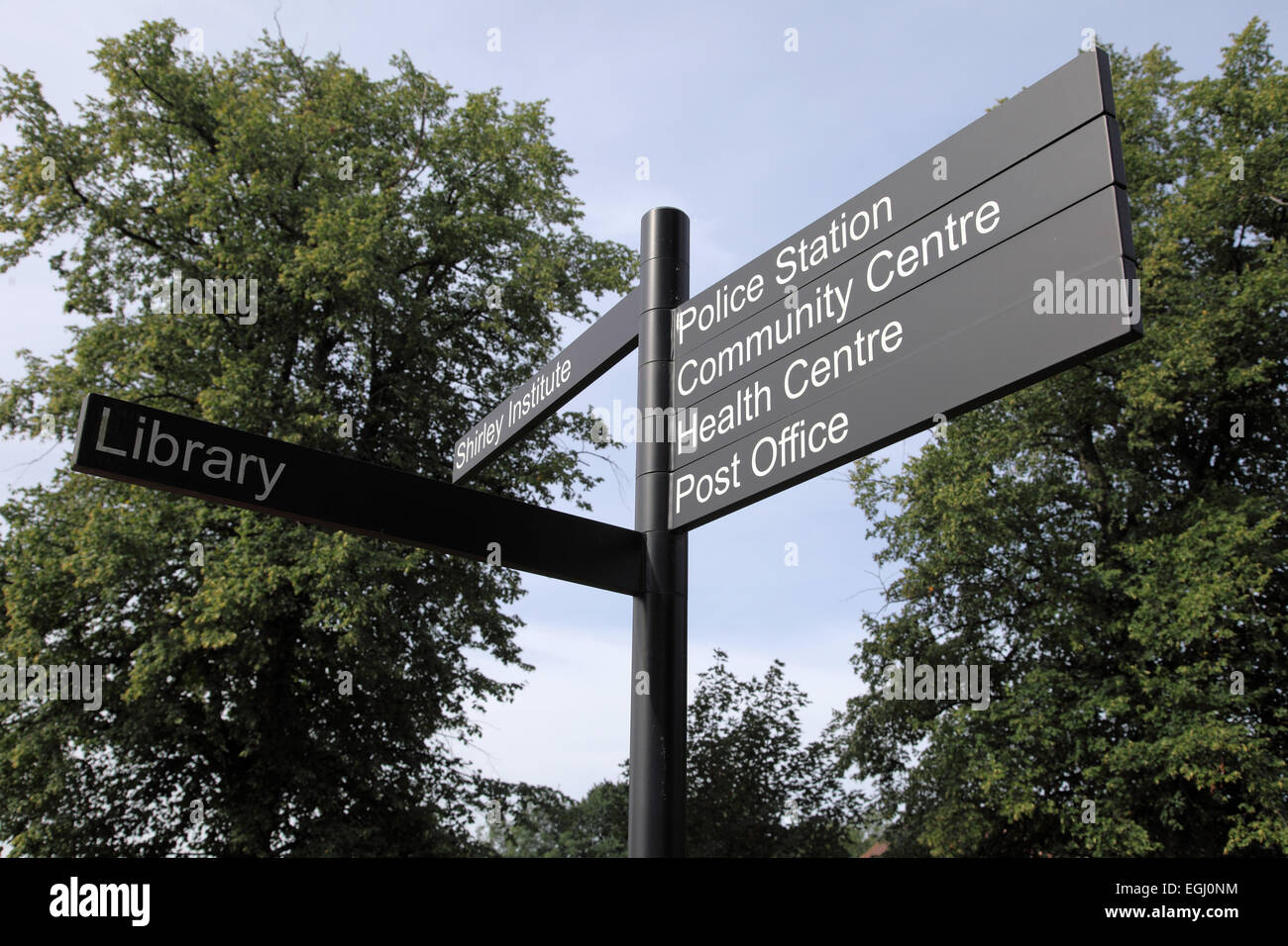 Solihull road sign hi-res stock photography and images - Alamy