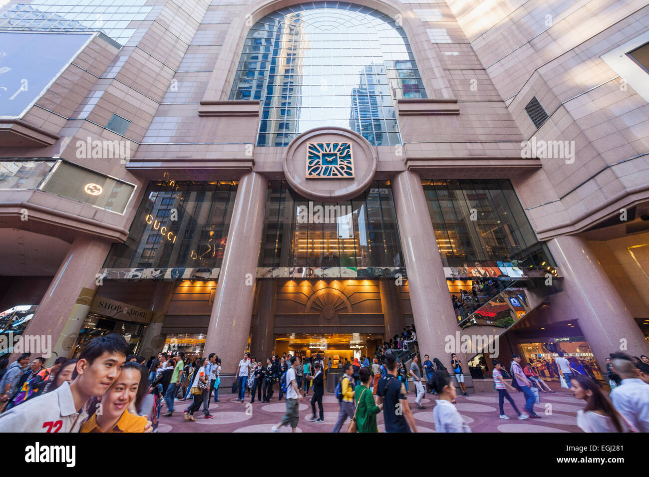 China, Hong Kong, Causeway Bay, Entrance to Times Square Shopping Mall
