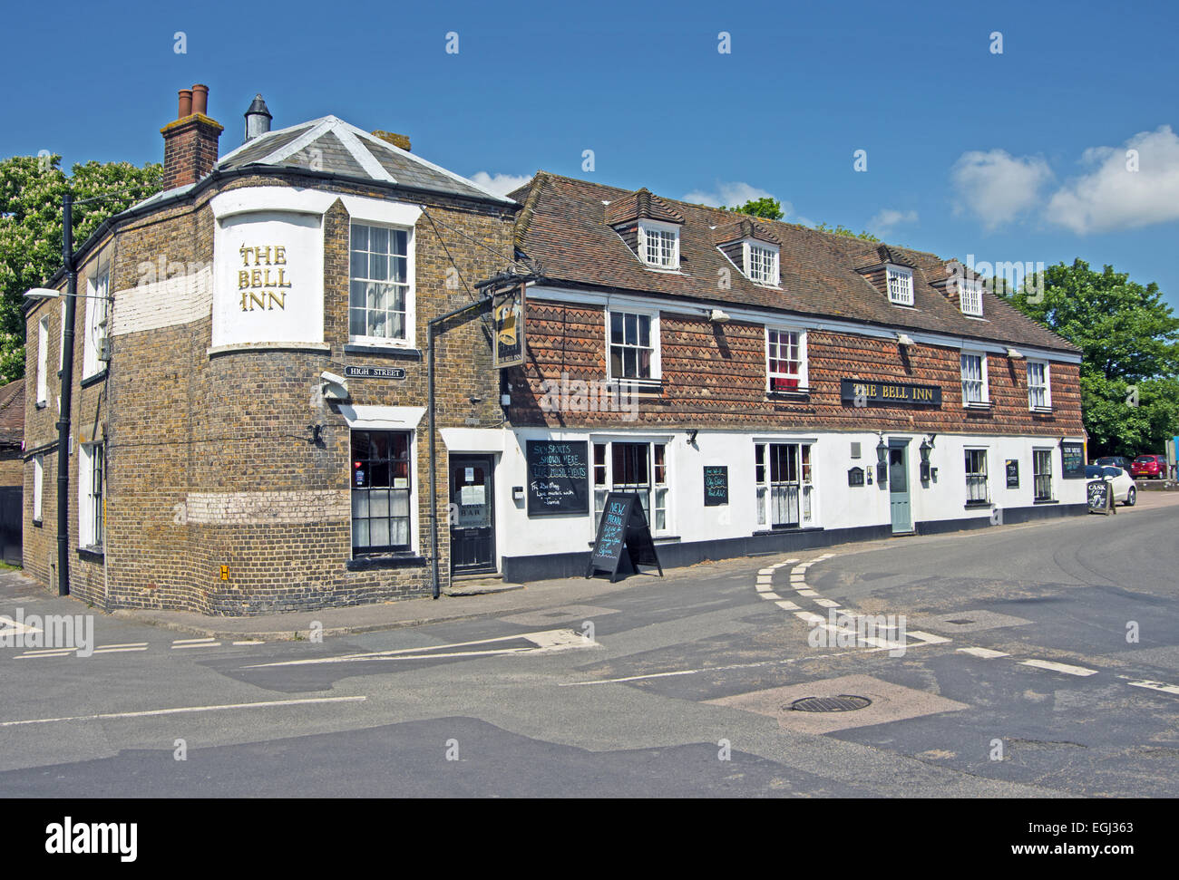 Minster in The Bell Inn Isle of Sheppey Kent Stock Photo Alamy