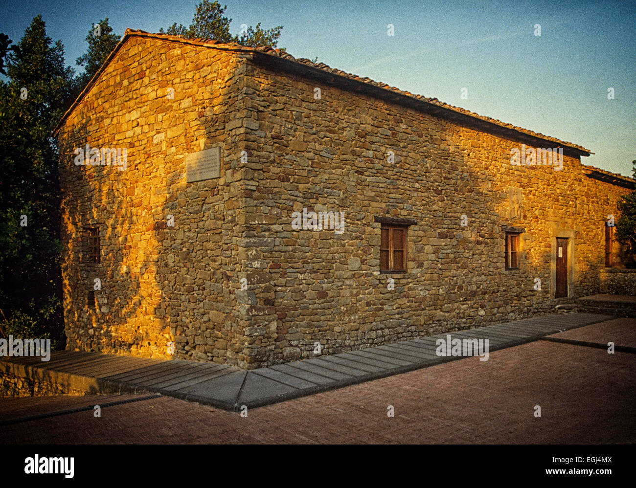 Leonardo's birthplace in Vinci, Tuscany Stock Photo