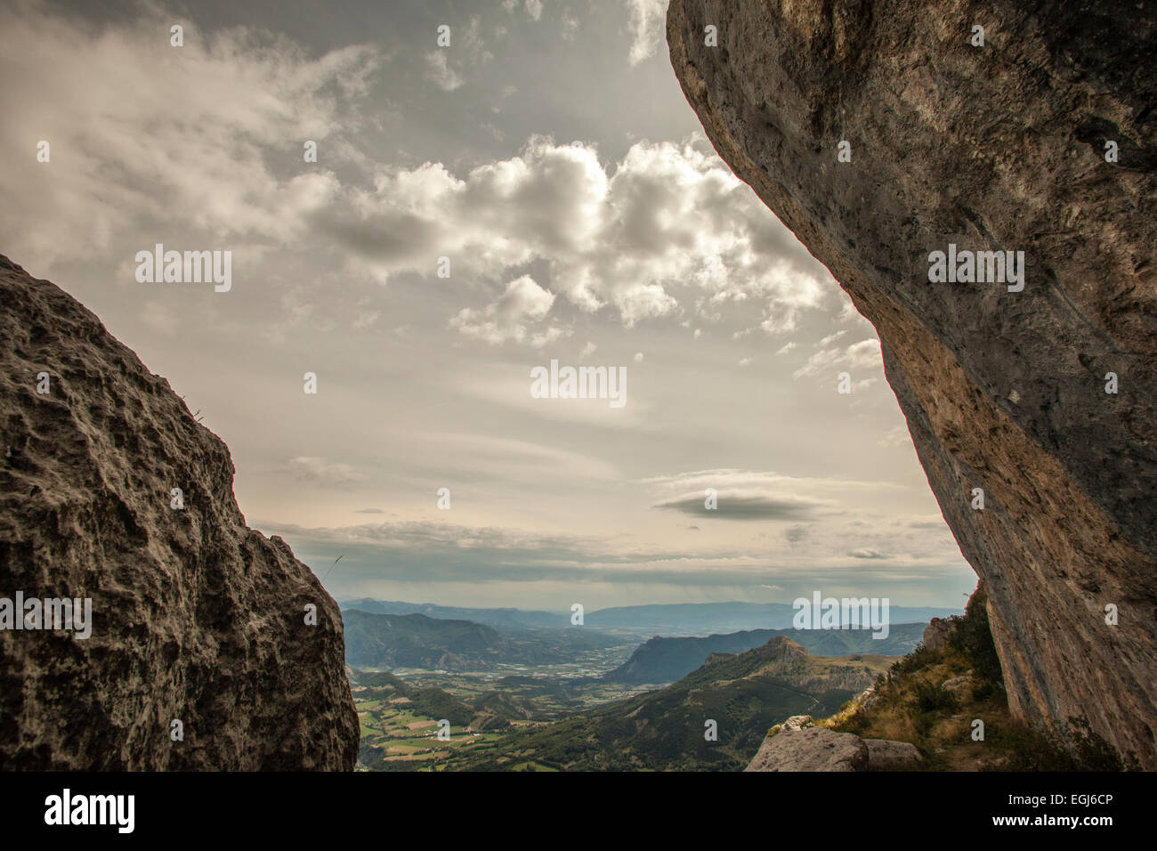 Big rocks in Ceuse, Rocky mountain view, trekking Stock Photo - Alamy