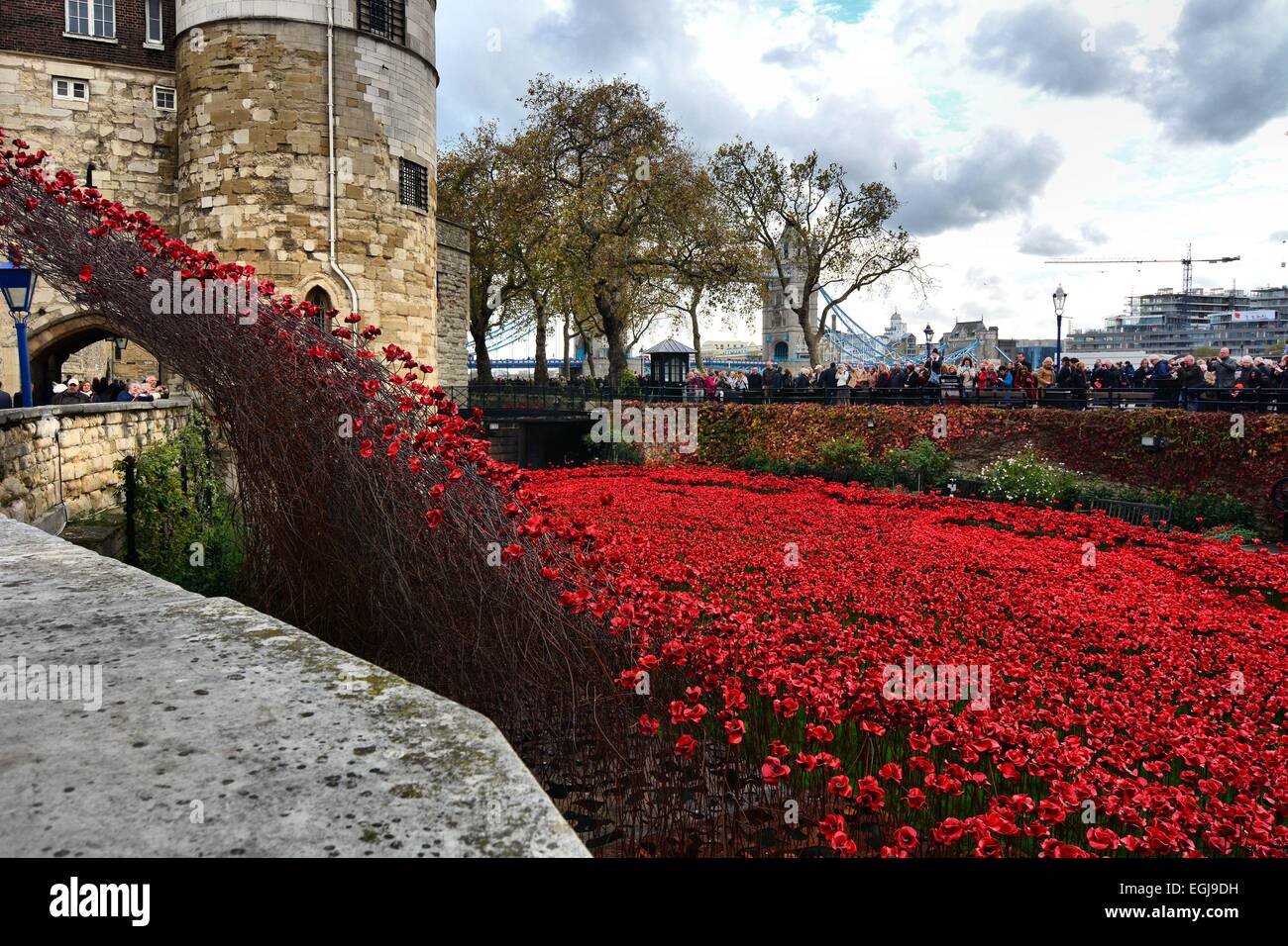 The tower of london moat hi-res stock photography and images - Alamy