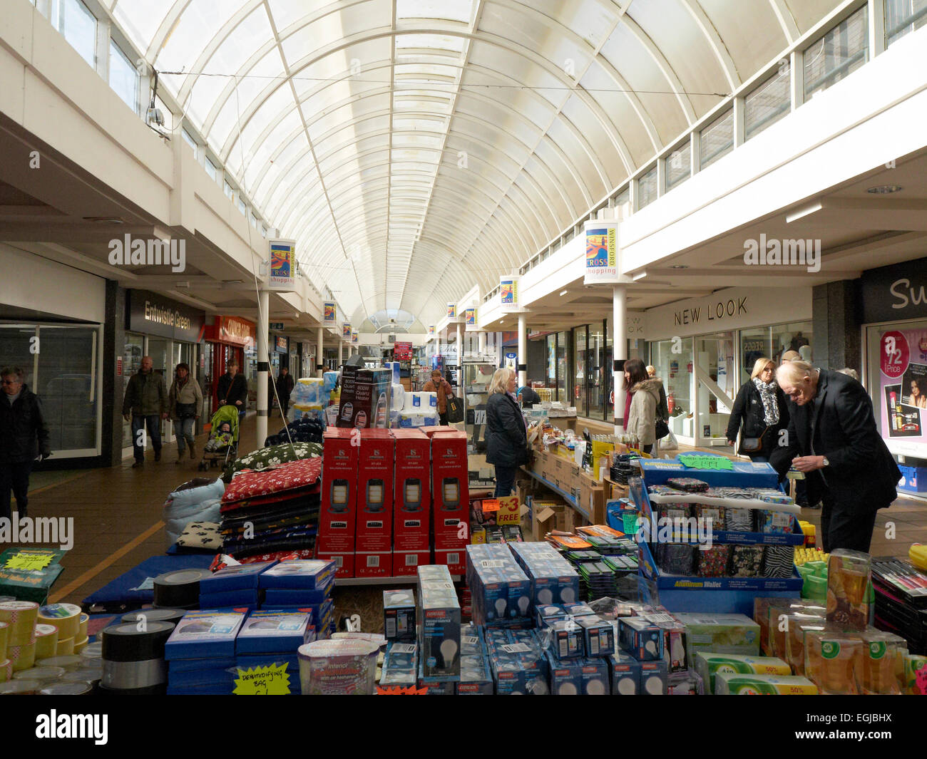 Winsford Cross Shopping Centre Cheshire UK Stock Photo Alamy
