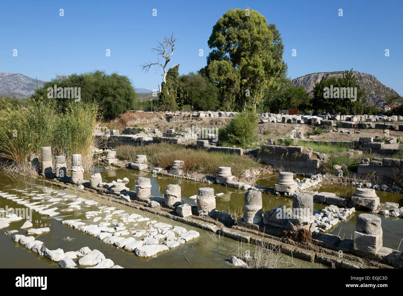 Ancient ruins, Letoon, near Kalkan, Lycia, Antalya Province, Mediterranean Coast, Southwest