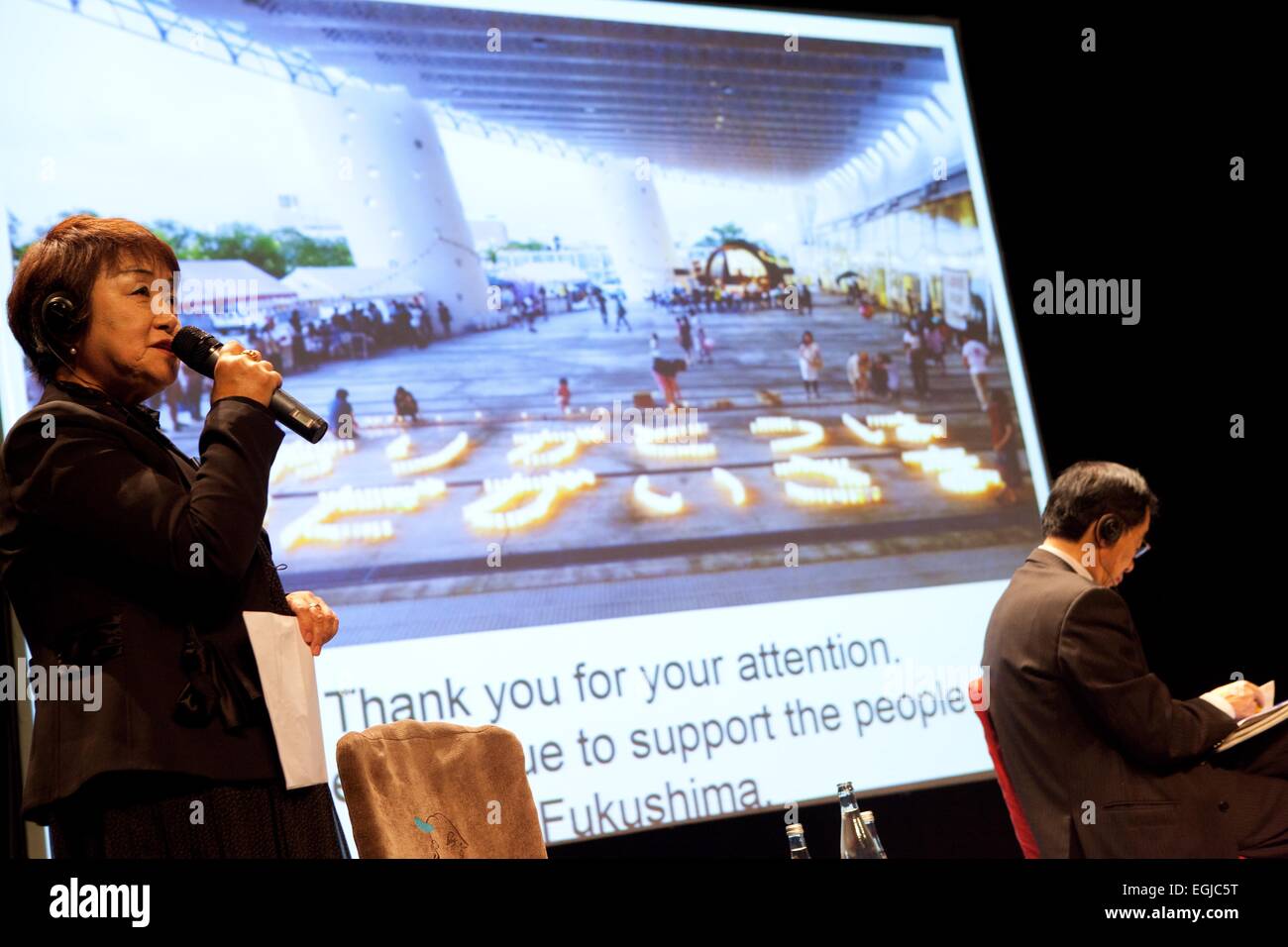 Paris, France. 24th Feb, 2015. Conference "Fukushima, nuclear accident ...