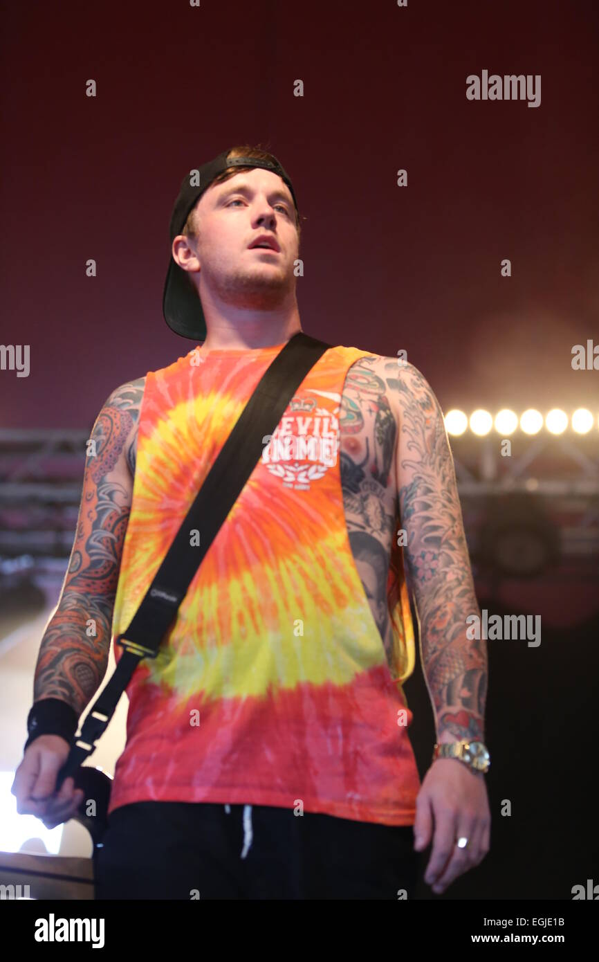 Reading Festival 2014 - Day 2 - Performances - Brutality Will Prevail  Featuring: Brutality Will Prevail Where: Reading, United Kingdom When: 23  Aug 2014 Stock Photo - Alamy