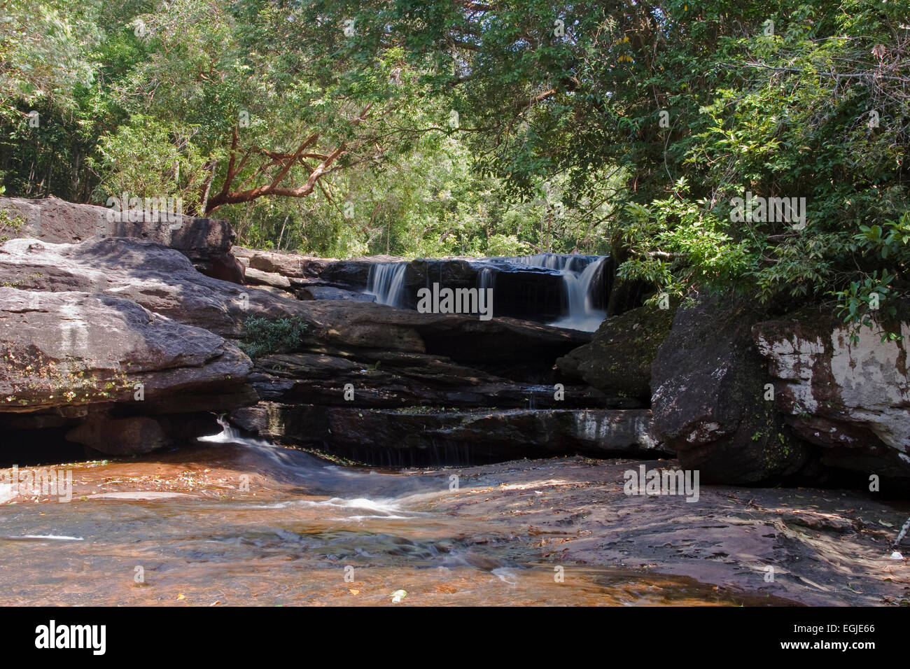 Da Ban Waterfall, Iceland Phu Quoc, Vietnam, Southeast Asia Stock Photo