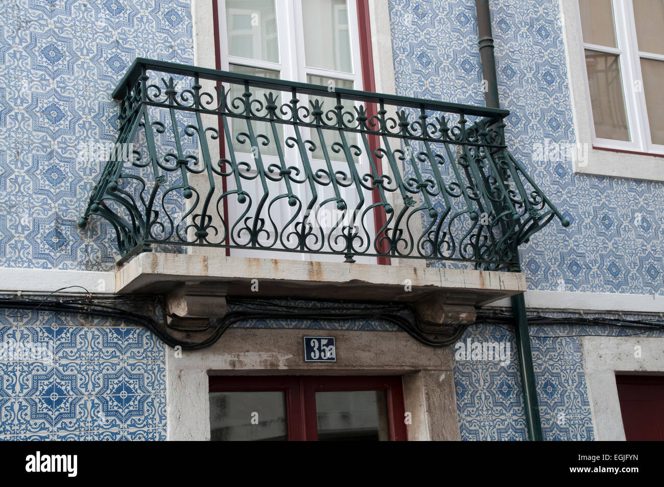 Lisbon is the capital of Portugal and one of the oldest cities in the world dating back to neolithic times.  Lissabon ist die Ha Stock Photo