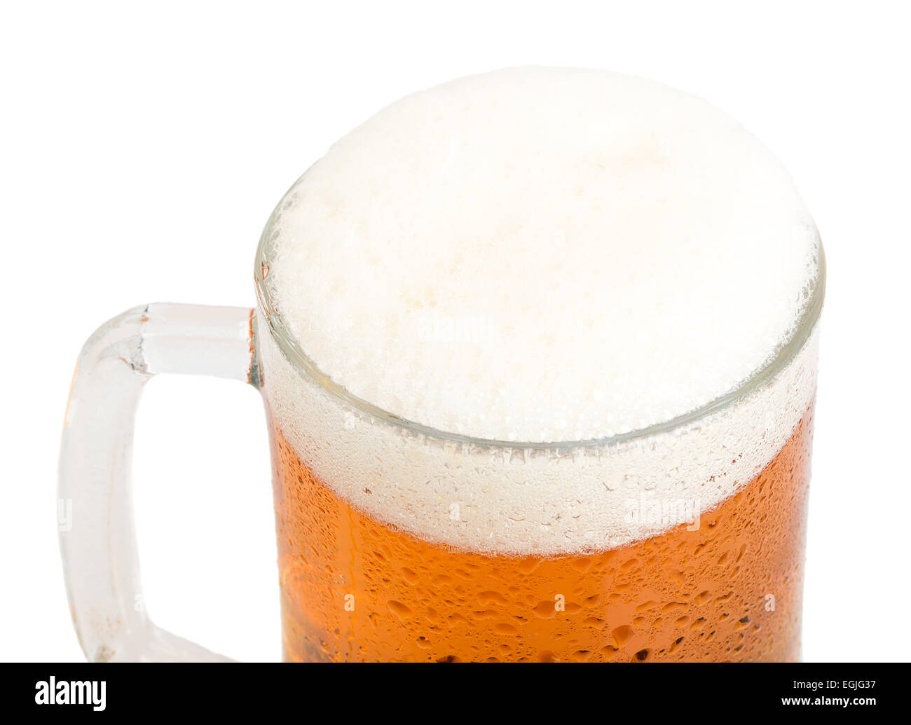 beer foam glass isolated on white background Stock Photo Alamy