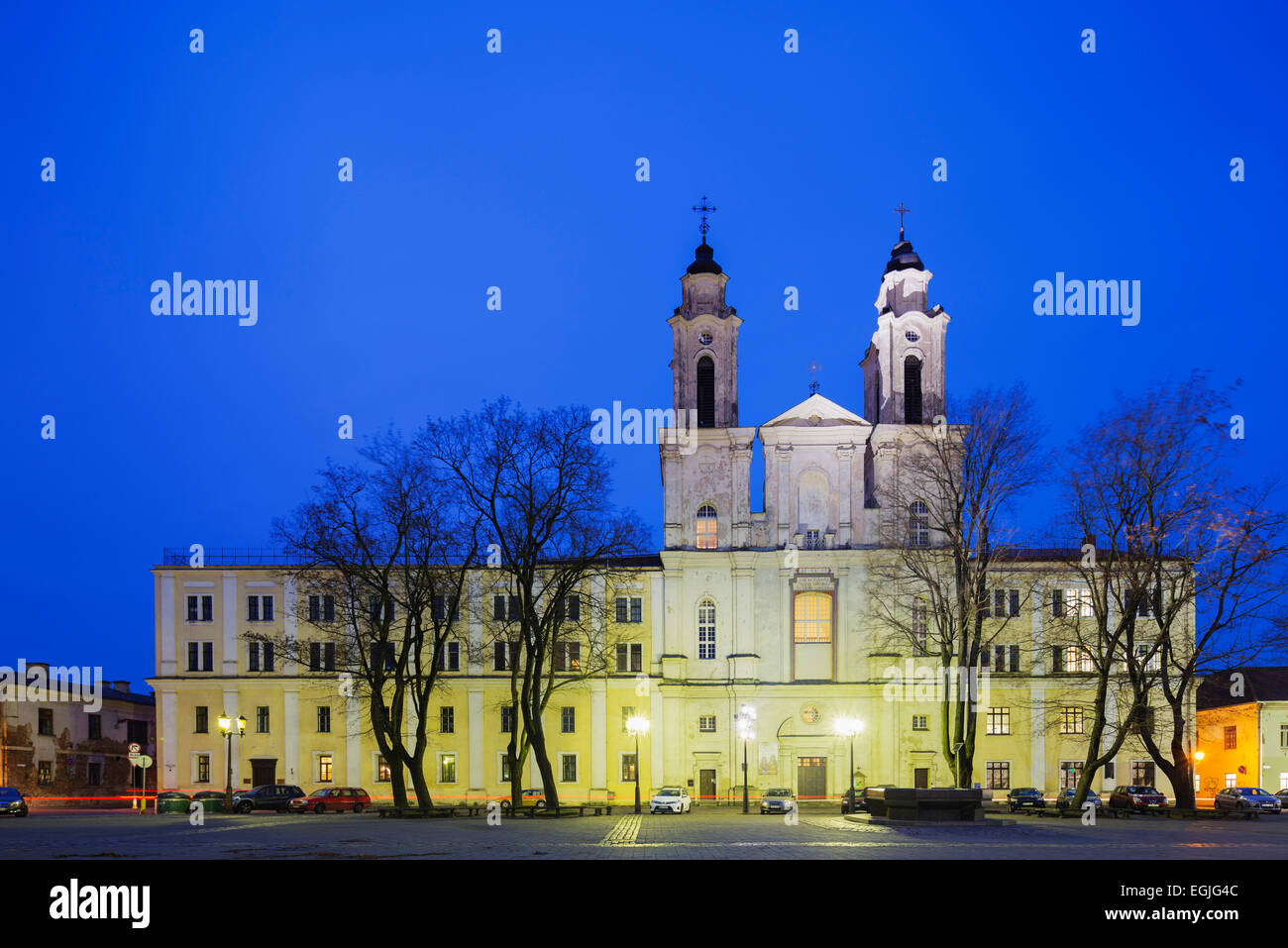 Europe, Baltic states, Lithuania, Kaunas, Church of St. Francis Xavier Stock Photo