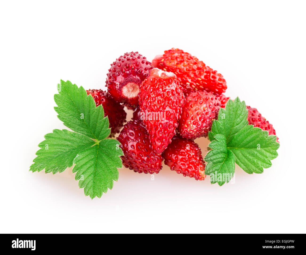 strawberry isolated on white background Stock Photo - Alamy