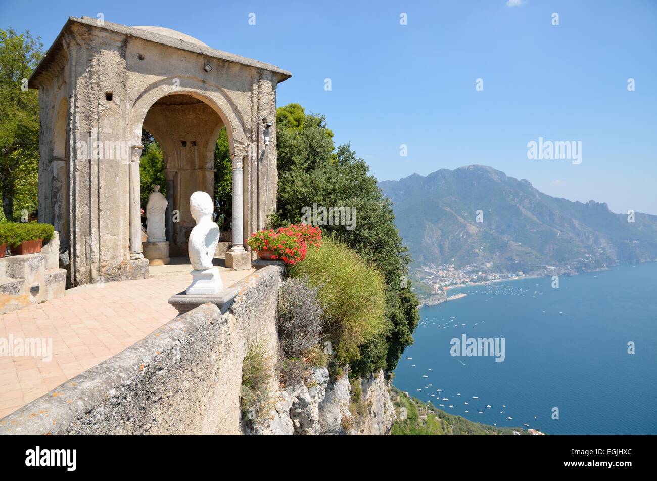 Villa Cimbrone, Ravello Stock Photo