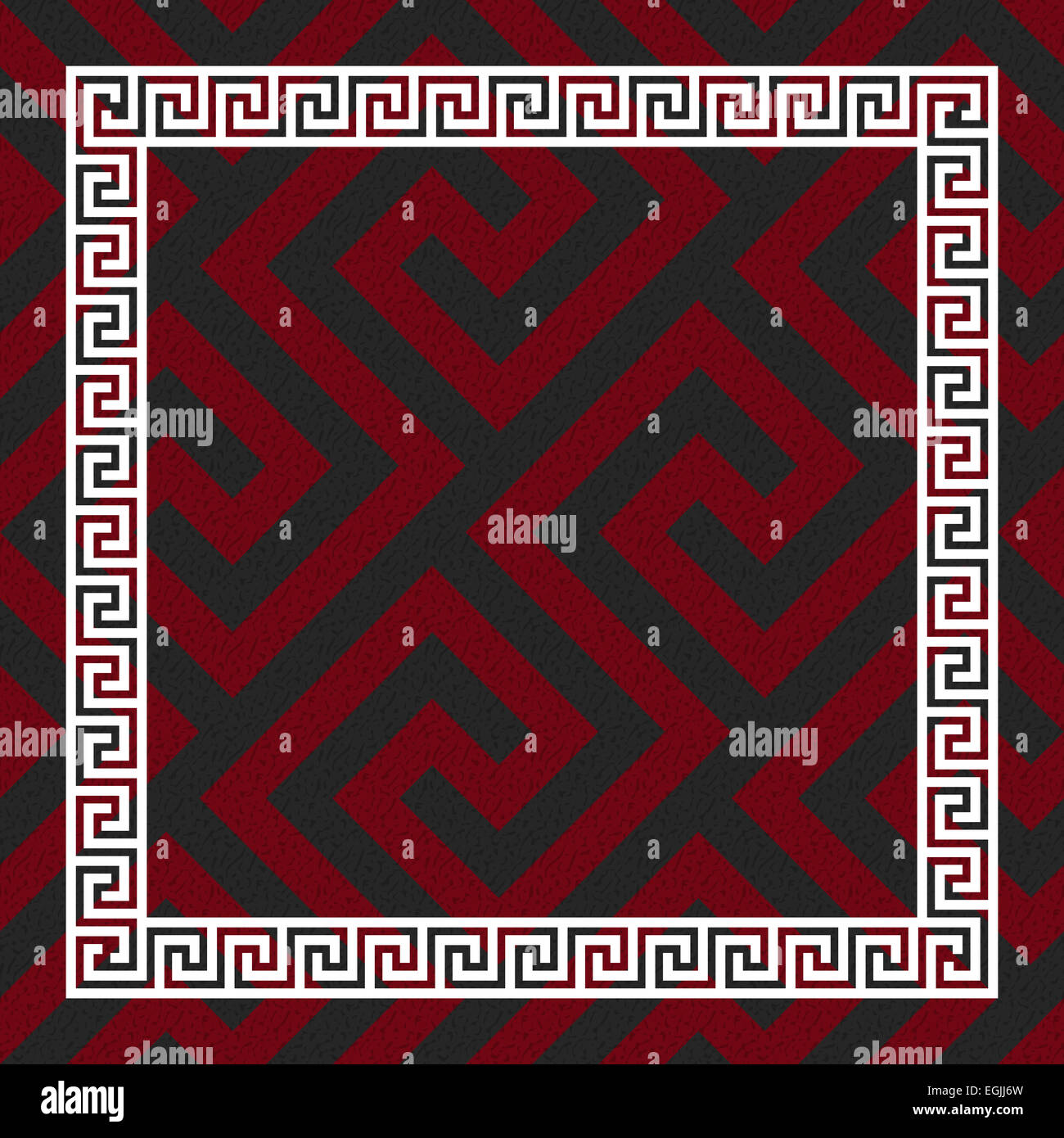 vector seamless Greek ornament, Meander Stock Photo - Alamy