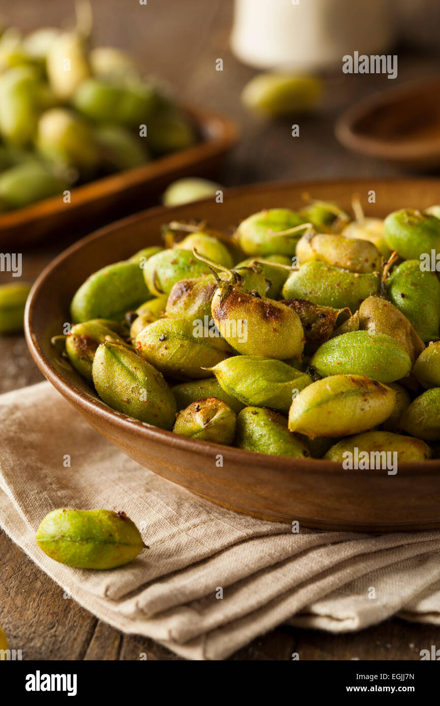 Organic Roasted Fresh Garbanzo Beans in a Bowl Stock Photo Alamy