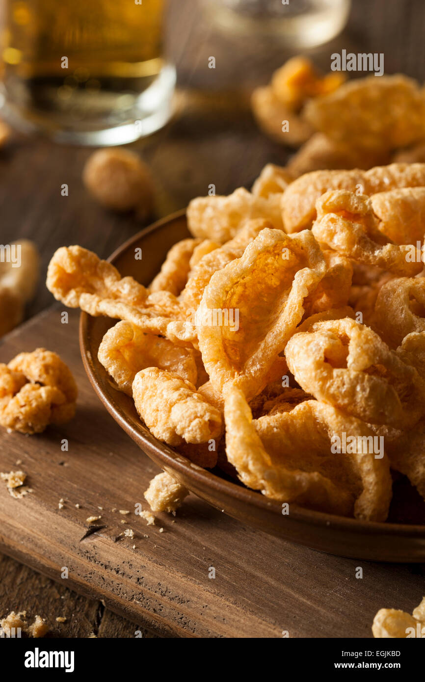 Homemade fatty pork rinds snack hires stock photography and images Alamy