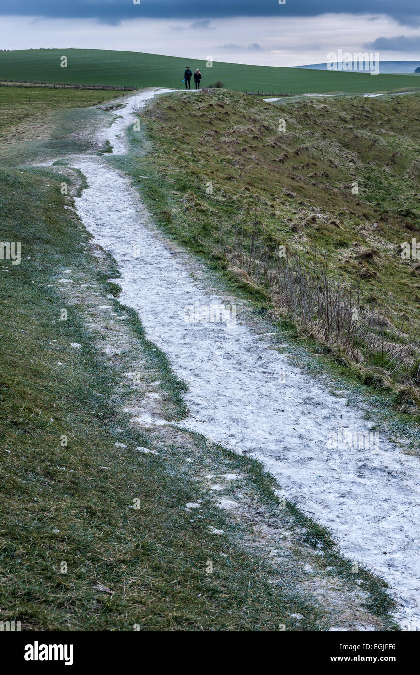 Avebury Footpath Stock Photo