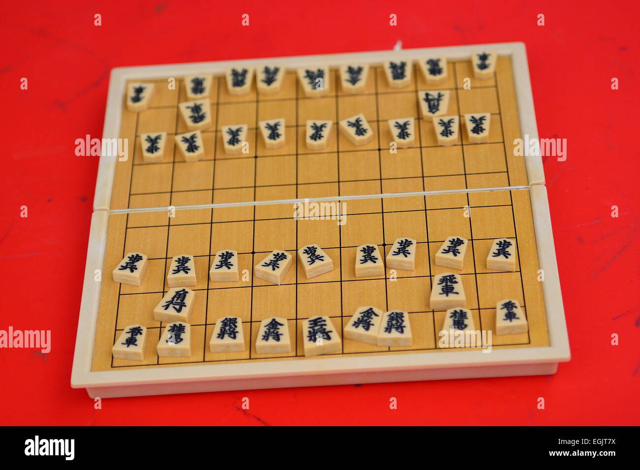 Shogi Japonês Peças Sensu Fundo Branco Shogi Xadrez Japonês Palavra fotos,  imagens de © akiyoko74 #425148868