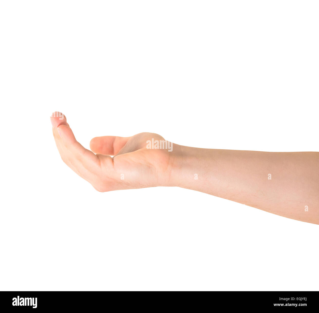 Asking for help hand gesture isolated Stock Photo Alamy