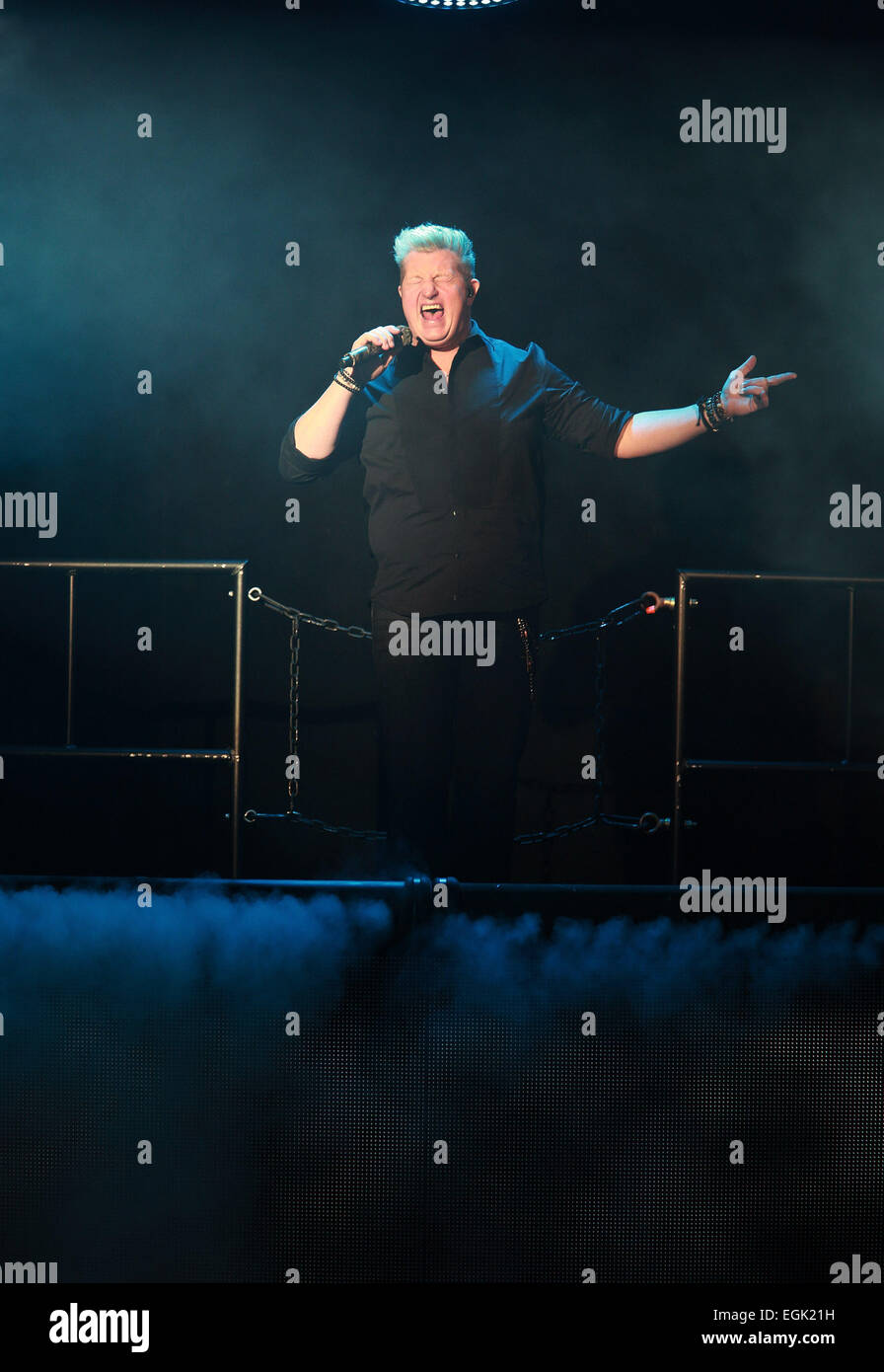 Las Vegas, Nevada, USA. 25th Feb, 2015. Gary LeVox, lead vocalist of ...