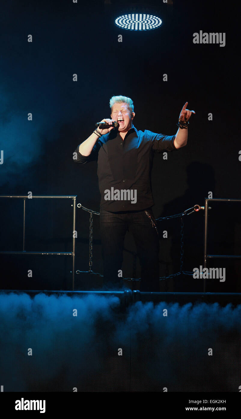 Las Vegas, Nevada, USA. 25th Feb, 2015. Gary LeVox, lead vocalist of ...