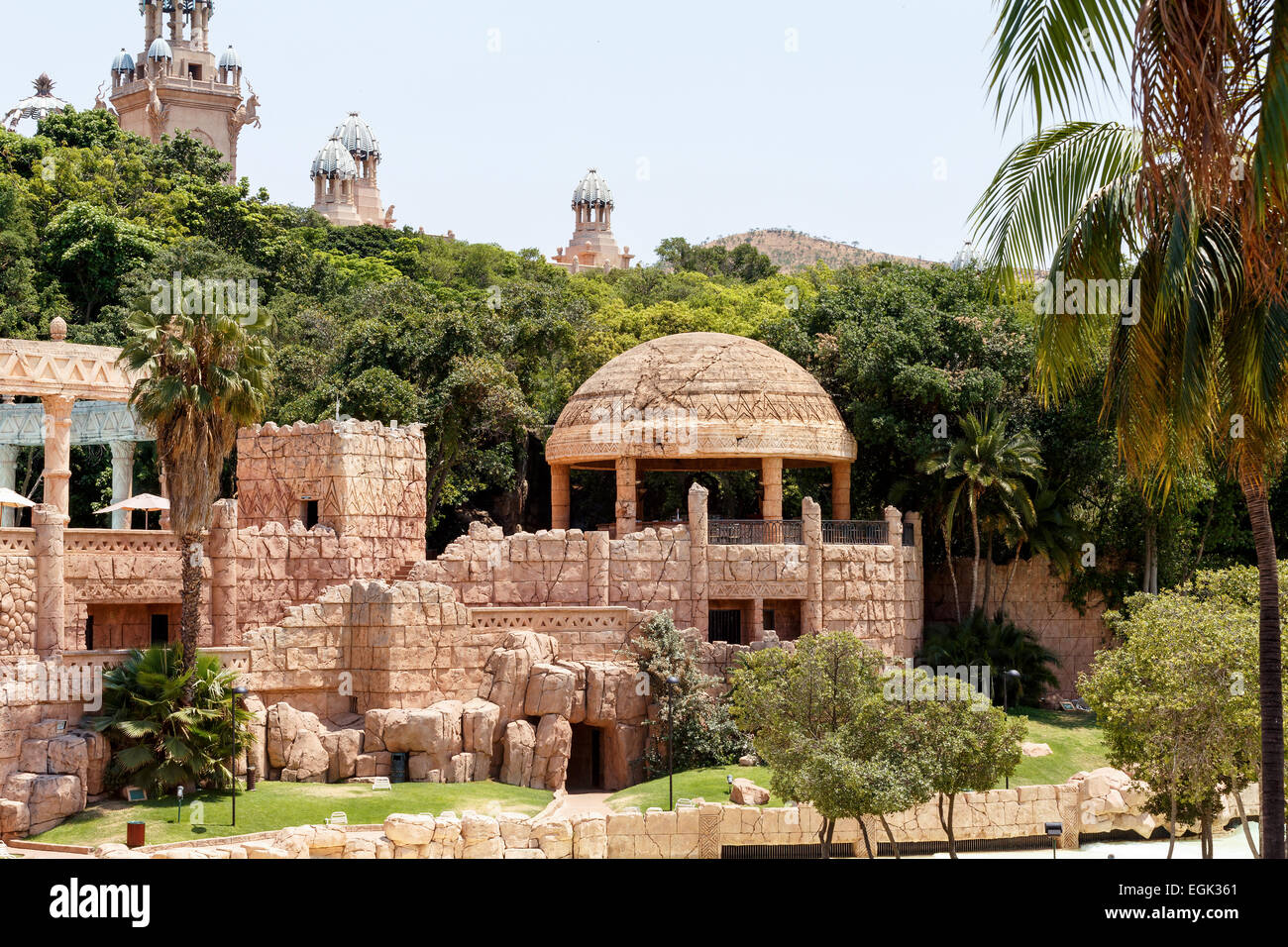 Sun City, The Palace of Lost City, Luxury Resort in South Africa Stock Photo