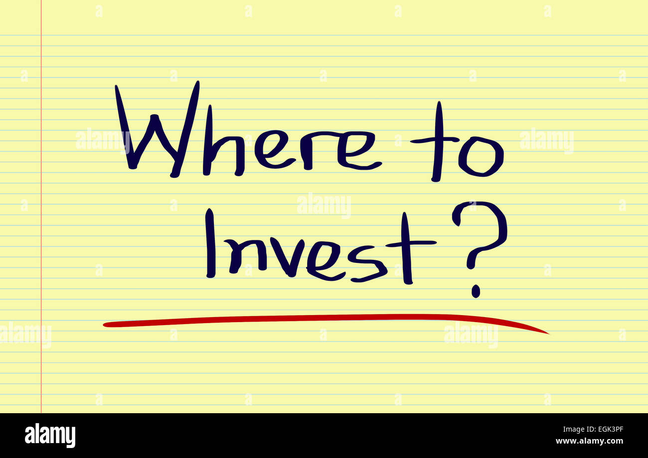 Where To Invest Concept Stock Photo