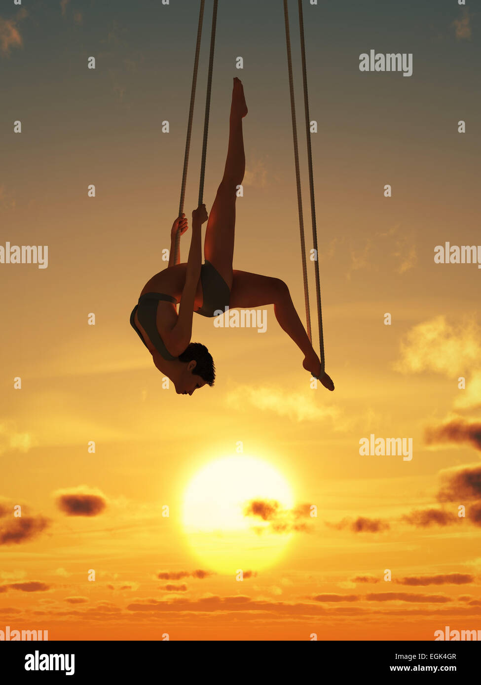 Gymnastics rope hires stock photography and images Alamy