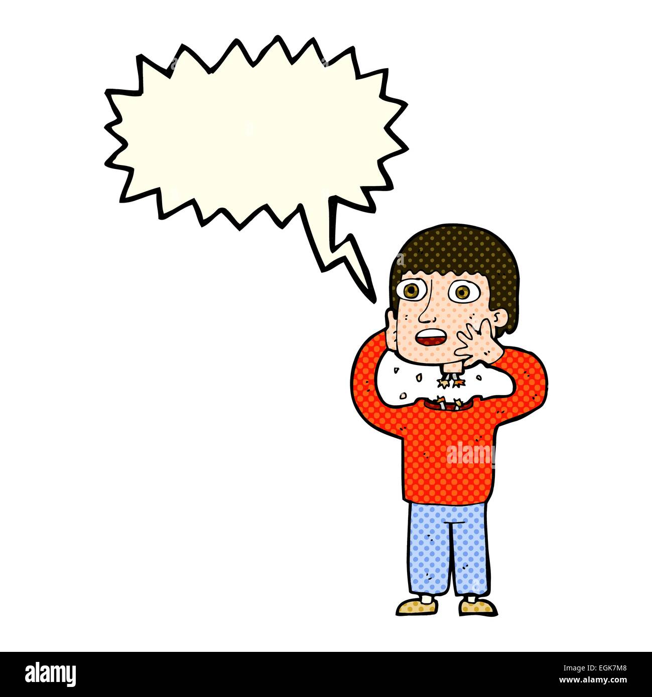 cartoon secret robot with speech bubble Stock Vector Image & Art - Alamy
