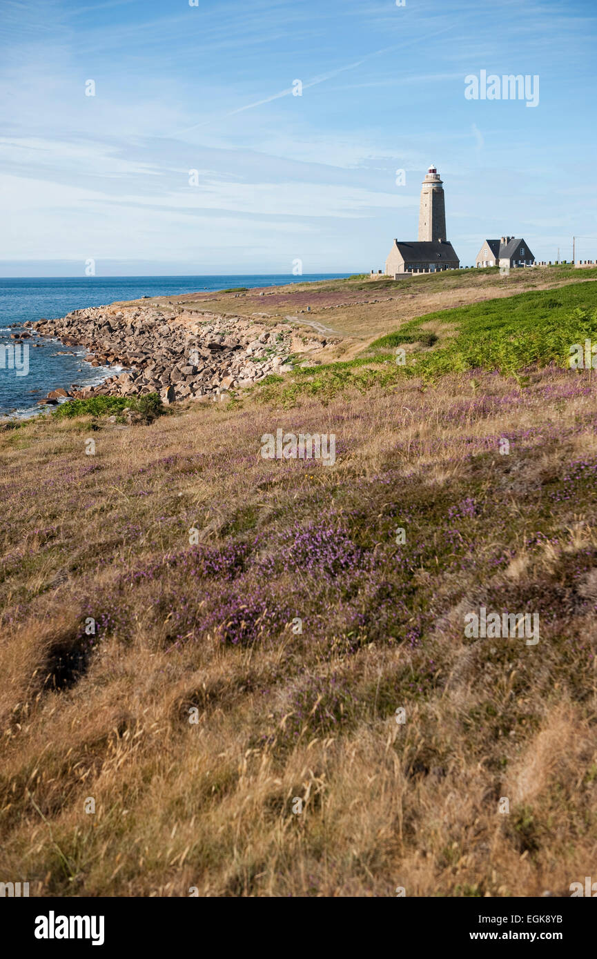 Cap Levi headland (north-western France): coastal path Stock Photo