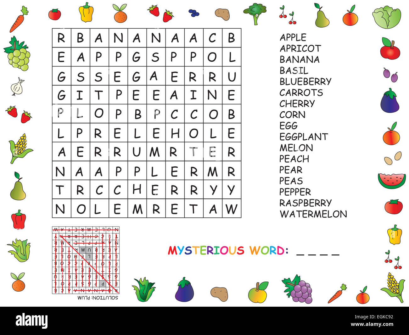 Crossword Children High Resolution Stock Photography And Images Alamy