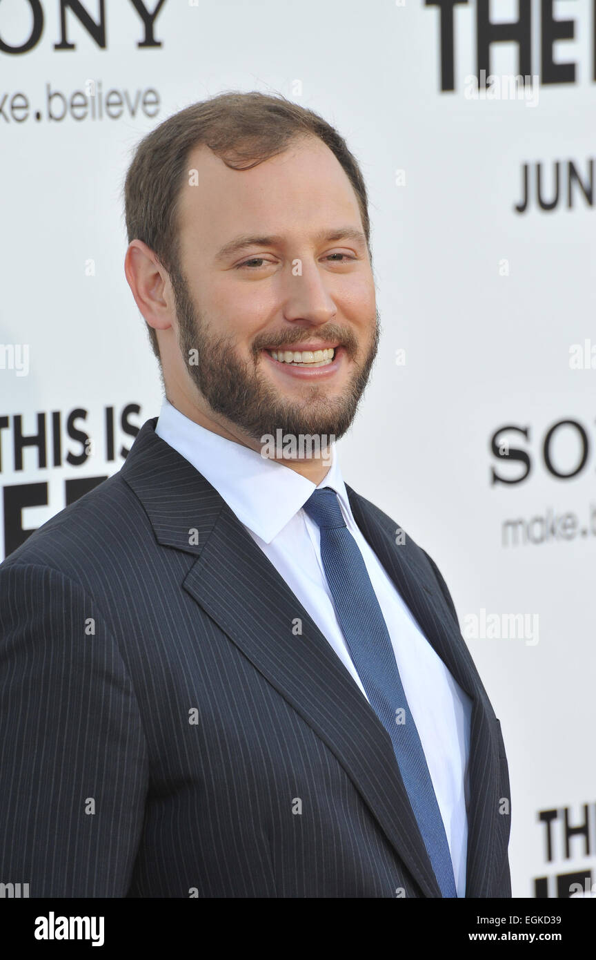 LOS ANGELES, CA - JUNE 3, 2013: Director Evan Goldberg at the world premiere of his movie 'This Is The End' at the Regency Village Theatre, Westwood. Stock Photo