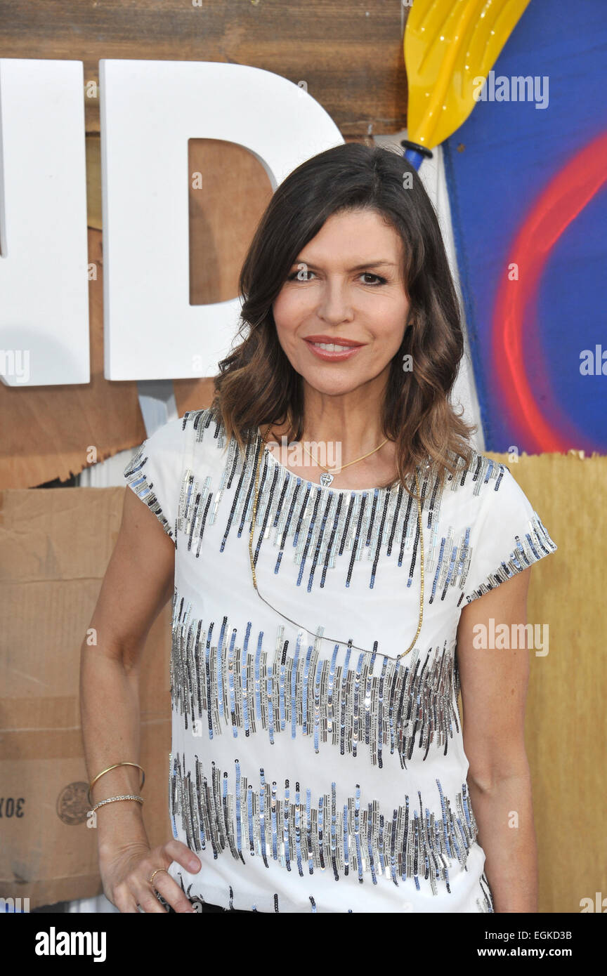 LOS ANGELES, CA - JUNE 3, 2013: Finola Hughes at the world premiere of 'This Is The End' at the Regency Village Theatre, Westwood. Stock Photo