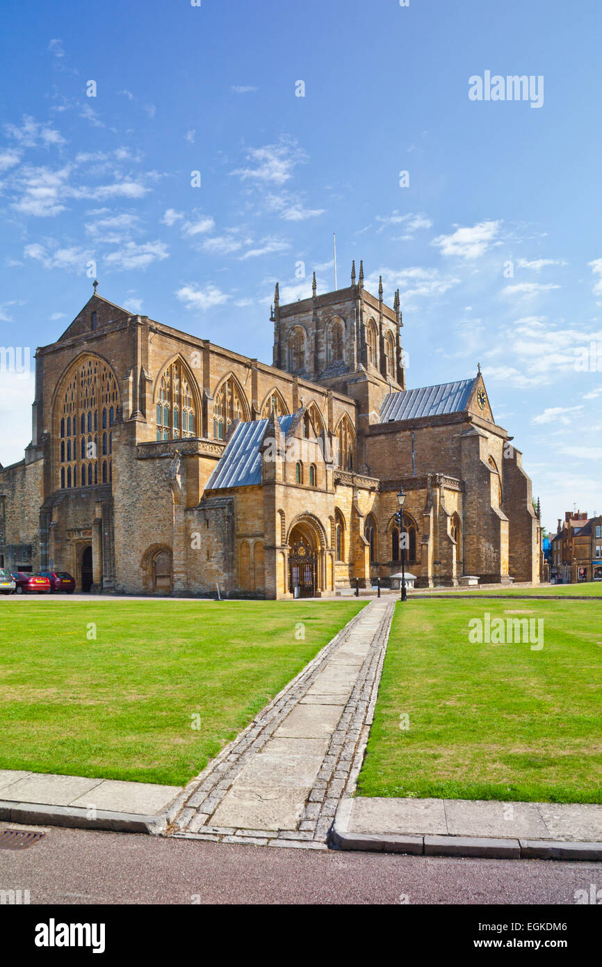 The Abbey Church of St Mary the Virgin in Sherborne, Dorset, England, UK Stock Photo