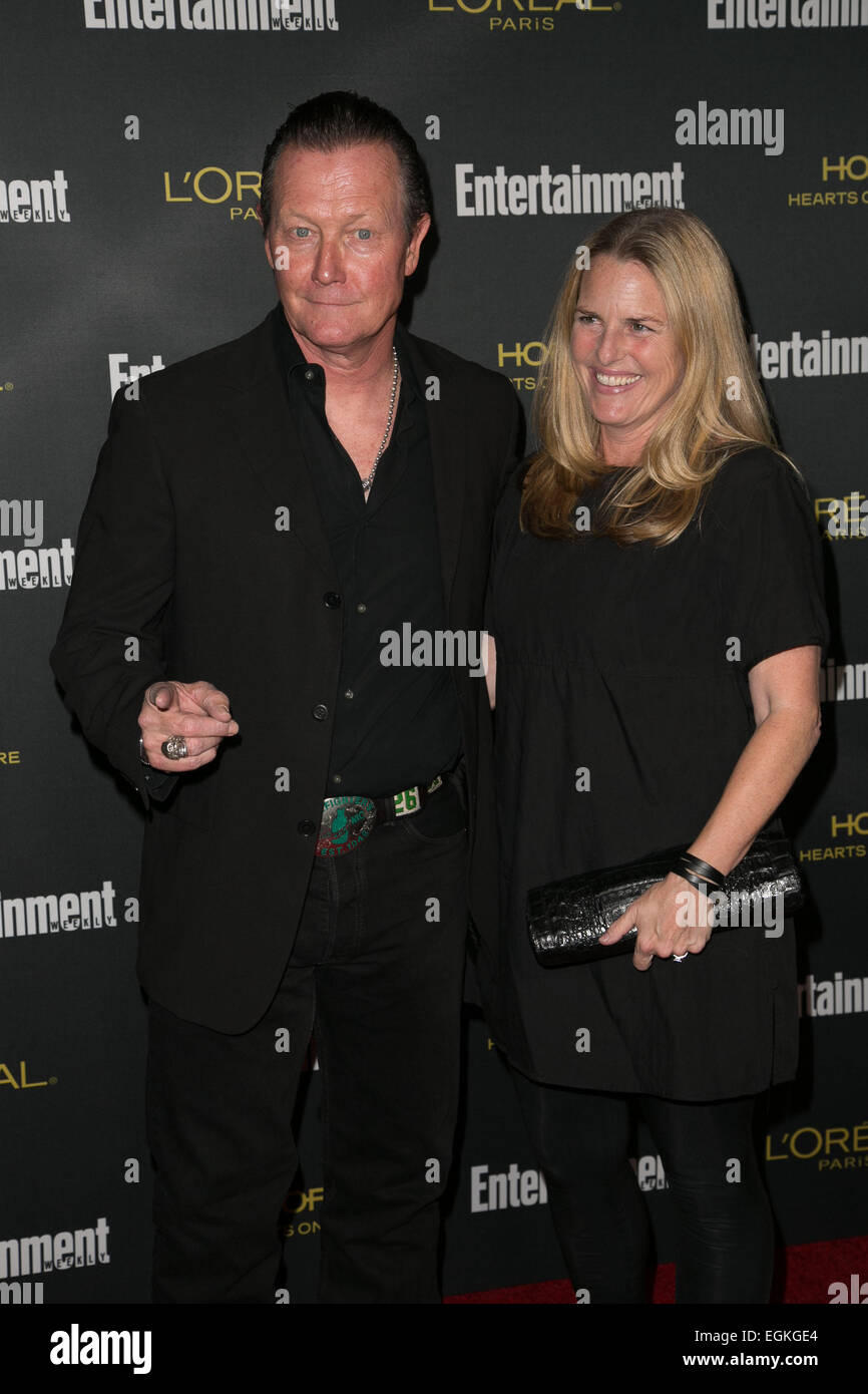 2014 Entertainment Weekly pre-Emmy party at Fig & Olive - Arrivals Featuring: Robert Patrick,Barbara Patrick Where: Los Angeles, California, United States When: 23 Aug 2014 Stock Photo